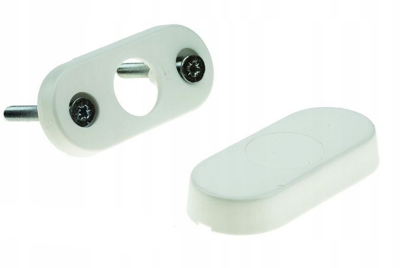 ZAŚLEPKA OTWORU KLAMKI OKIENNEJ ZDEJMOWALNA BIAŁA