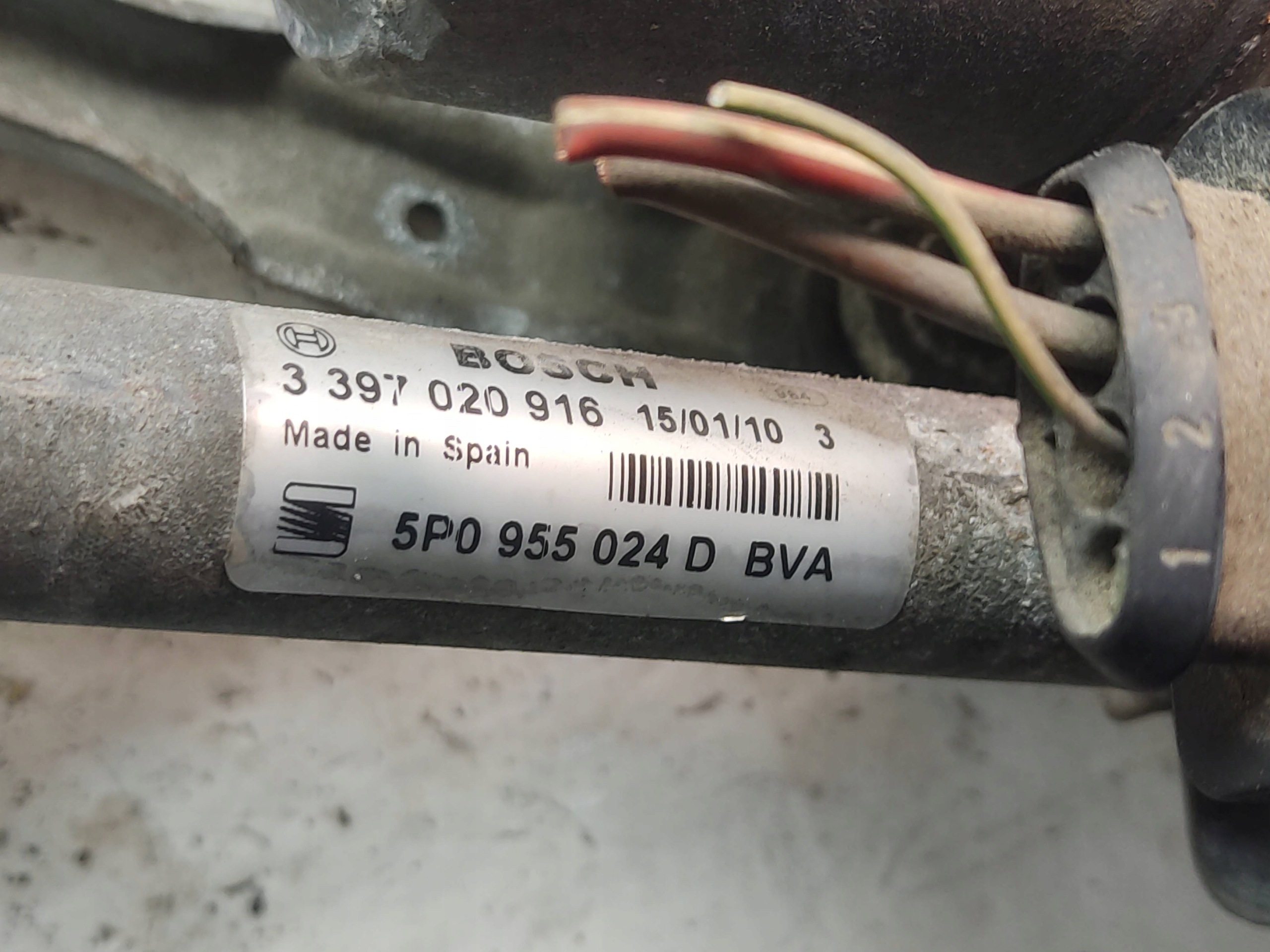 mini motor of wipers right front SEAT Altea