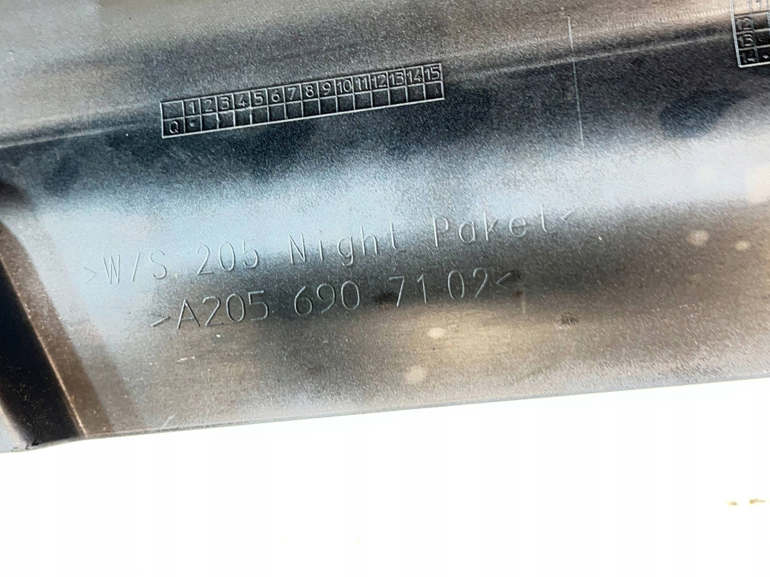 moulding threshold Mercedes-Benz C W205 A2056907102