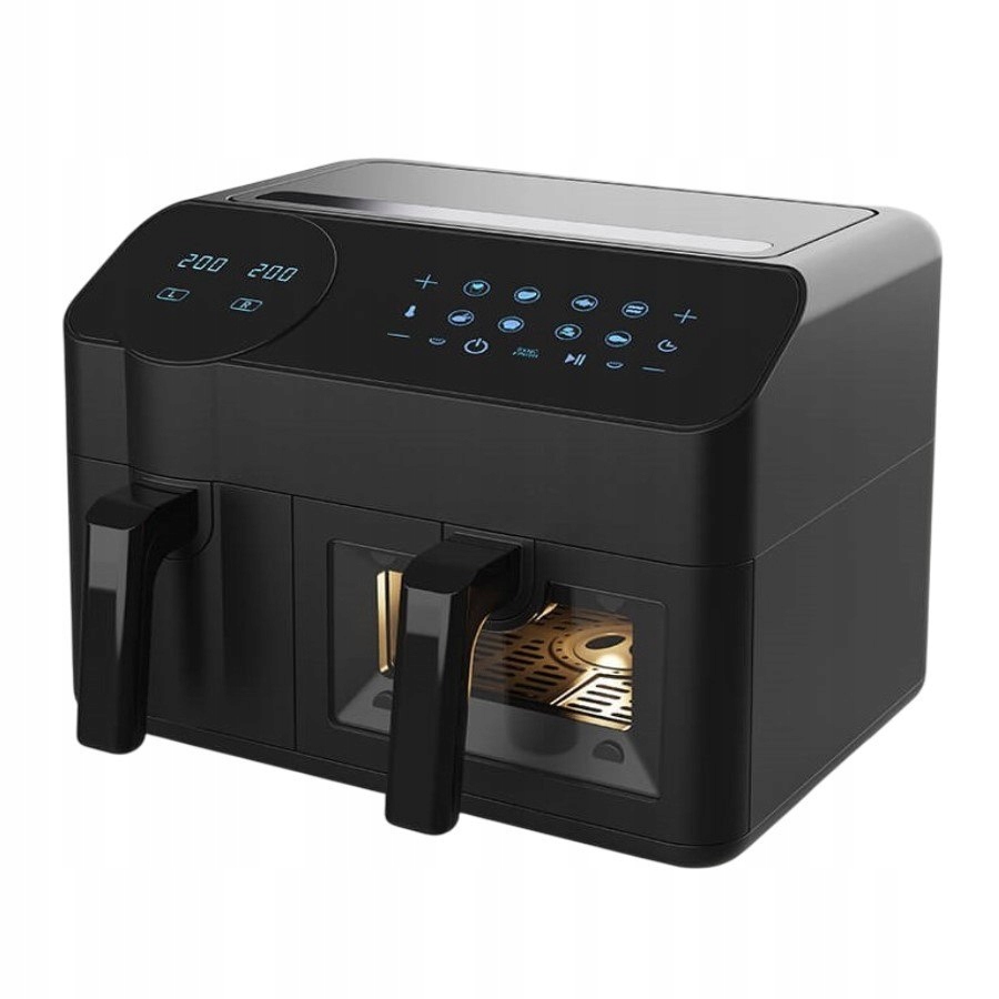 Fritéza bez tuku dvojitá 3,5 l 6 l 2400 W MR-760