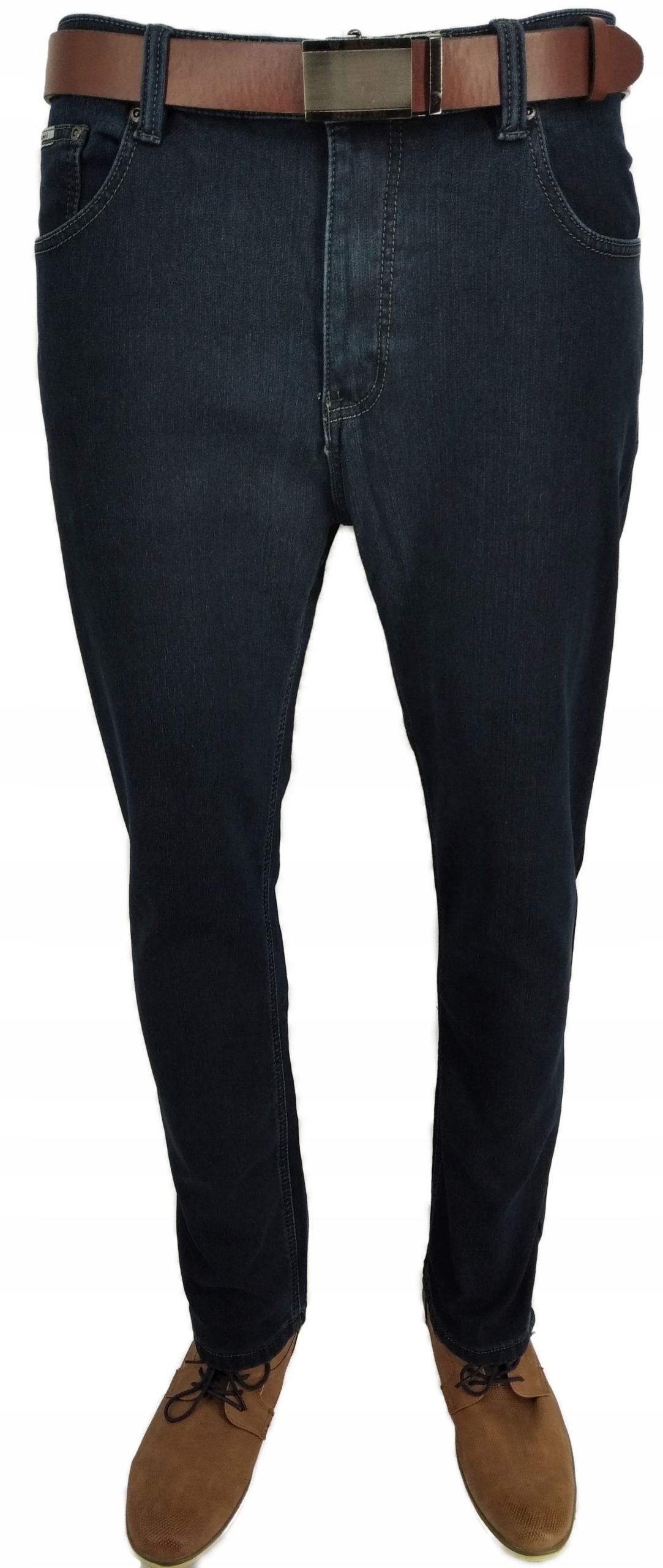 SPODNIE MĘSKIE OCIEPLANE JEANSOWE W36 90-92 CM Marka inna