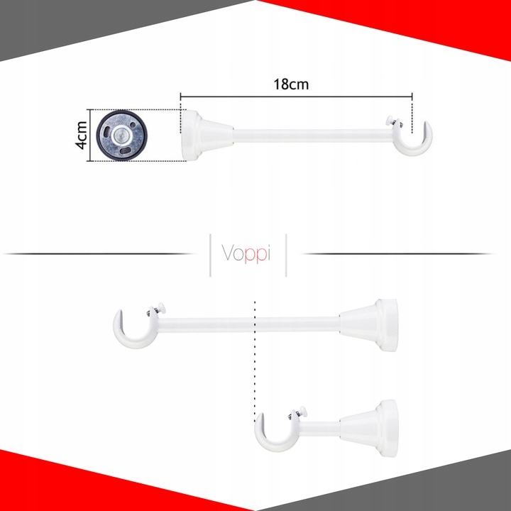 KARNISZ SIMPLE CICHE KÓŁKA POJEDYNCZY 19 MM / 240 Rodzaj karnisza pojedynczy