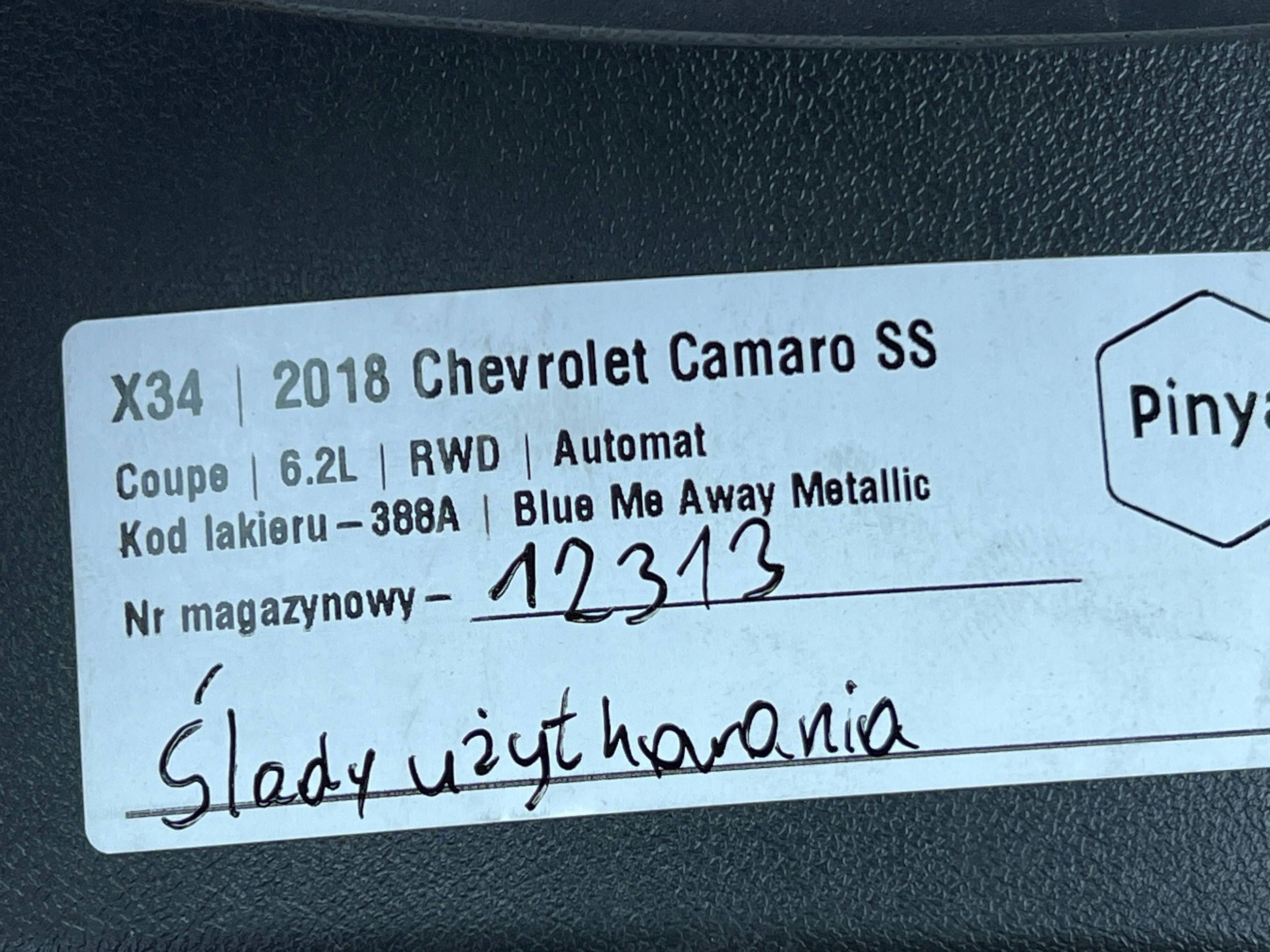 volan Chevrolet Camaro 2016+