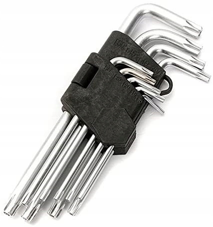 Zdjęcie AWparts KLUCZE IMBUSOWE ZESTAW 9x 1.5-10 TORX