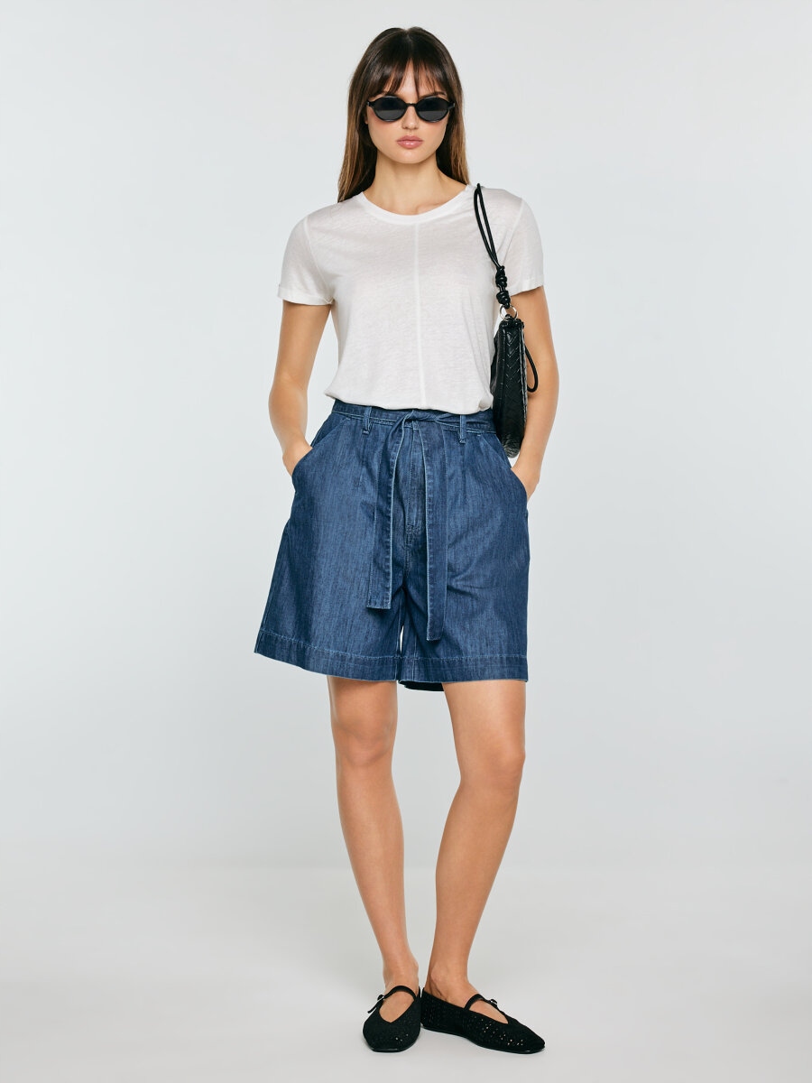 Big Star Dámské džínové šortky Linasa 544 32, modré