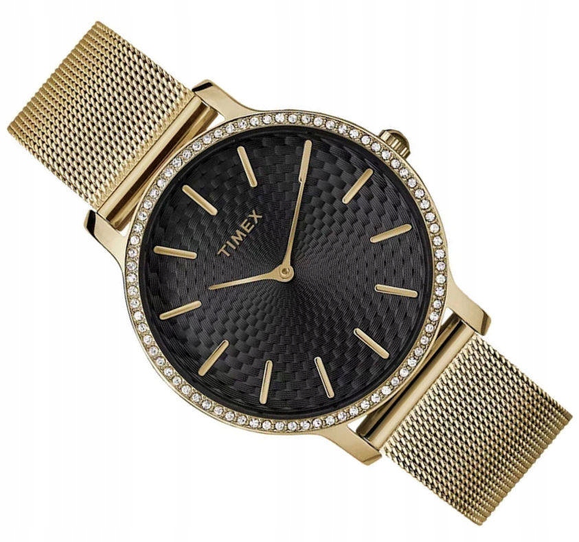 Dámské Zlaté Hodinky Timex TW2V52300 Fashion 50M