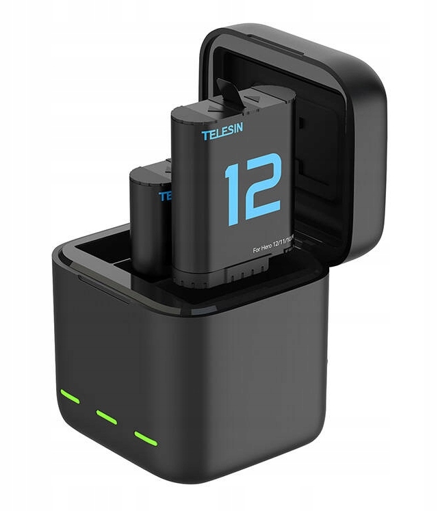 Nabíjecí box Telesin GP-BNC-902 pro GoPro Hero 9/10/11/12 3 baterie