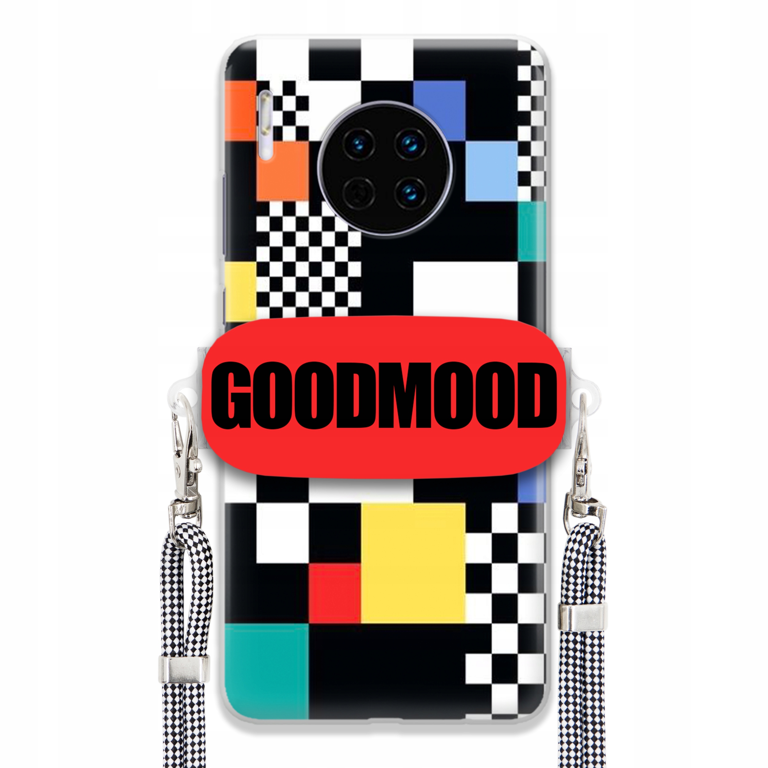 Puzdro Na Huawei Mate 30 Pro Case Držiak Na Vodítko Pre Telefón Pixelart MIX Wz