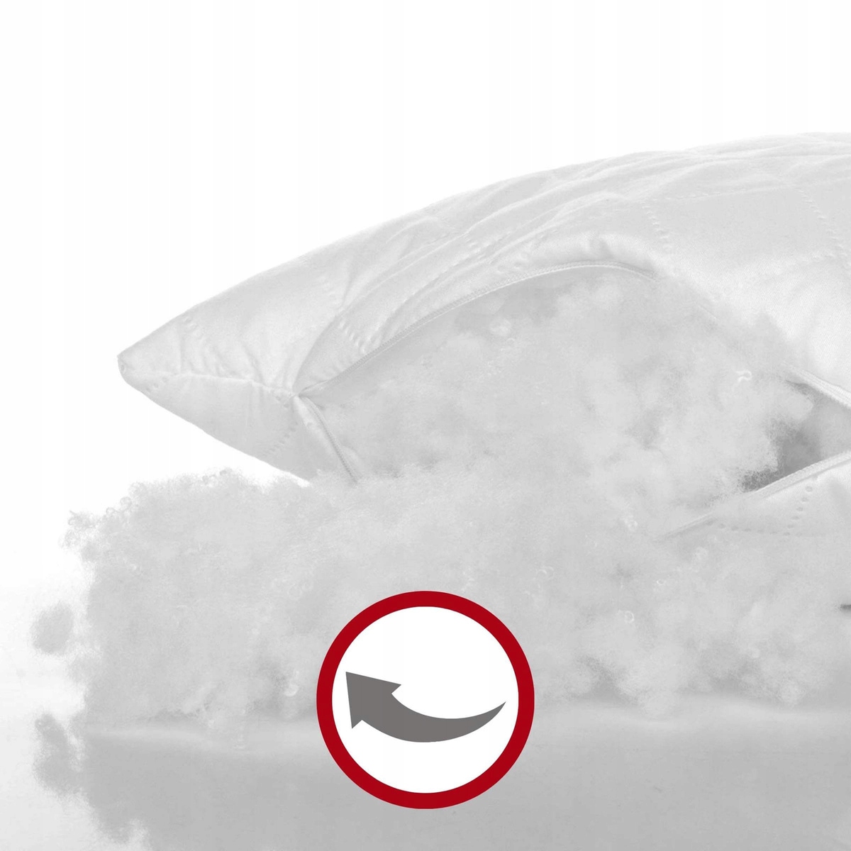 Poduszka do Spania Pikowana z Suwakiem Antyalergiczna WIKI 70x80 Wymiary poduszki 70x80cm