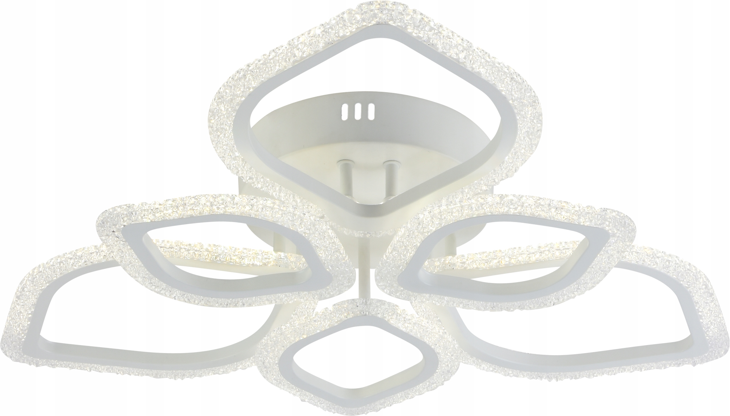 Led Lustr 102W Moderní Design Dálkový Ovladač Cct Vargo DL1116