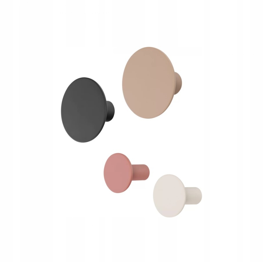 Blomus Ponto Nástěnný věšák Sada 4 věšáků Moonbeam