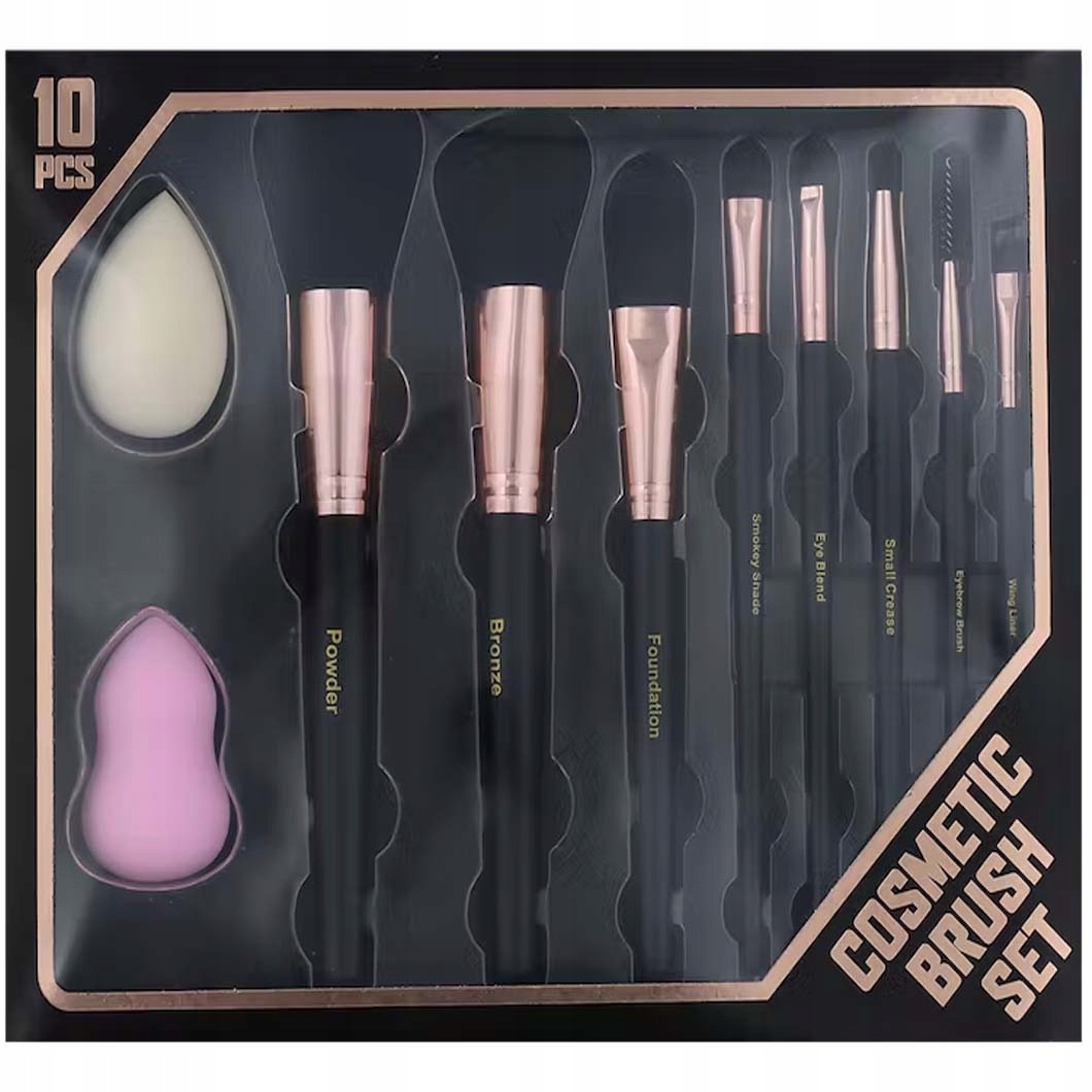 

Zestaw Pędzli Makijażu Pędzle Douglas 10szt Paris