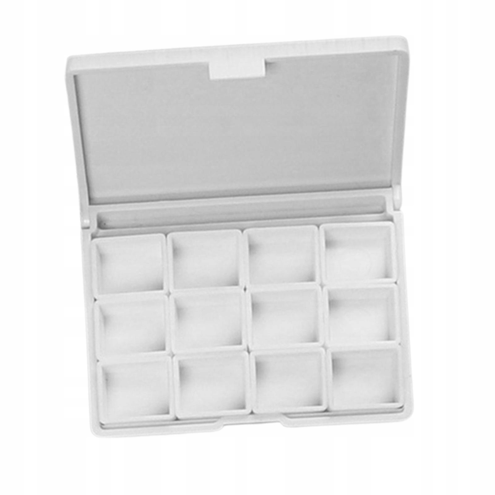 Pudełko z paletami farb, paleta na 12 siatek