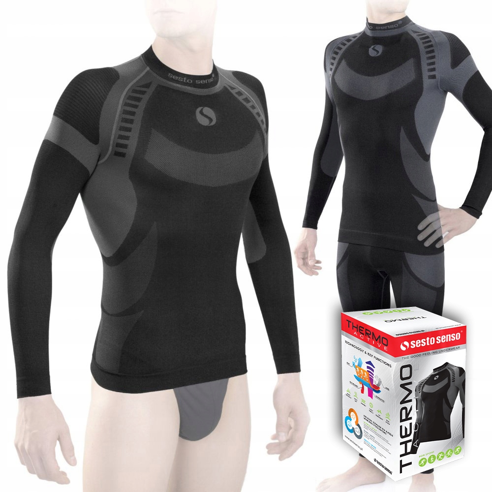 Tričko Termoaktivní pánské teplé termoprádlo Sesto Senso XXL