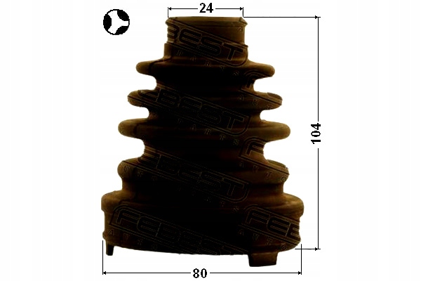 FEBEST OSŁONA PRZEGUBU HOMOKINIETYCZNEGO WEWNĘT TOYOTA CAMRY JPP Producent części Febest