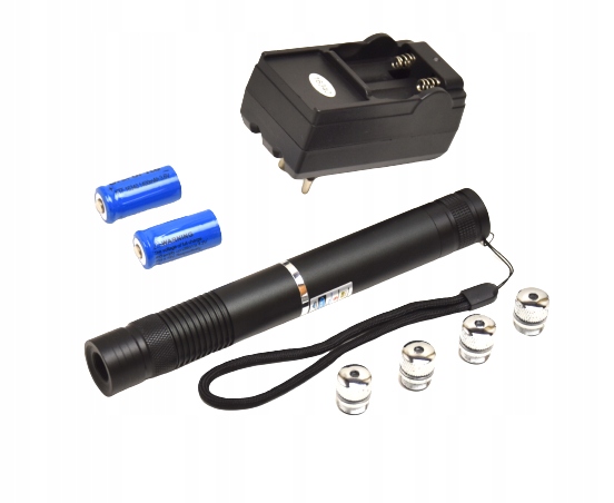 Modrý Laser 5000mW 5W Laserový Indikátor Pointer Lasery Prepáľa