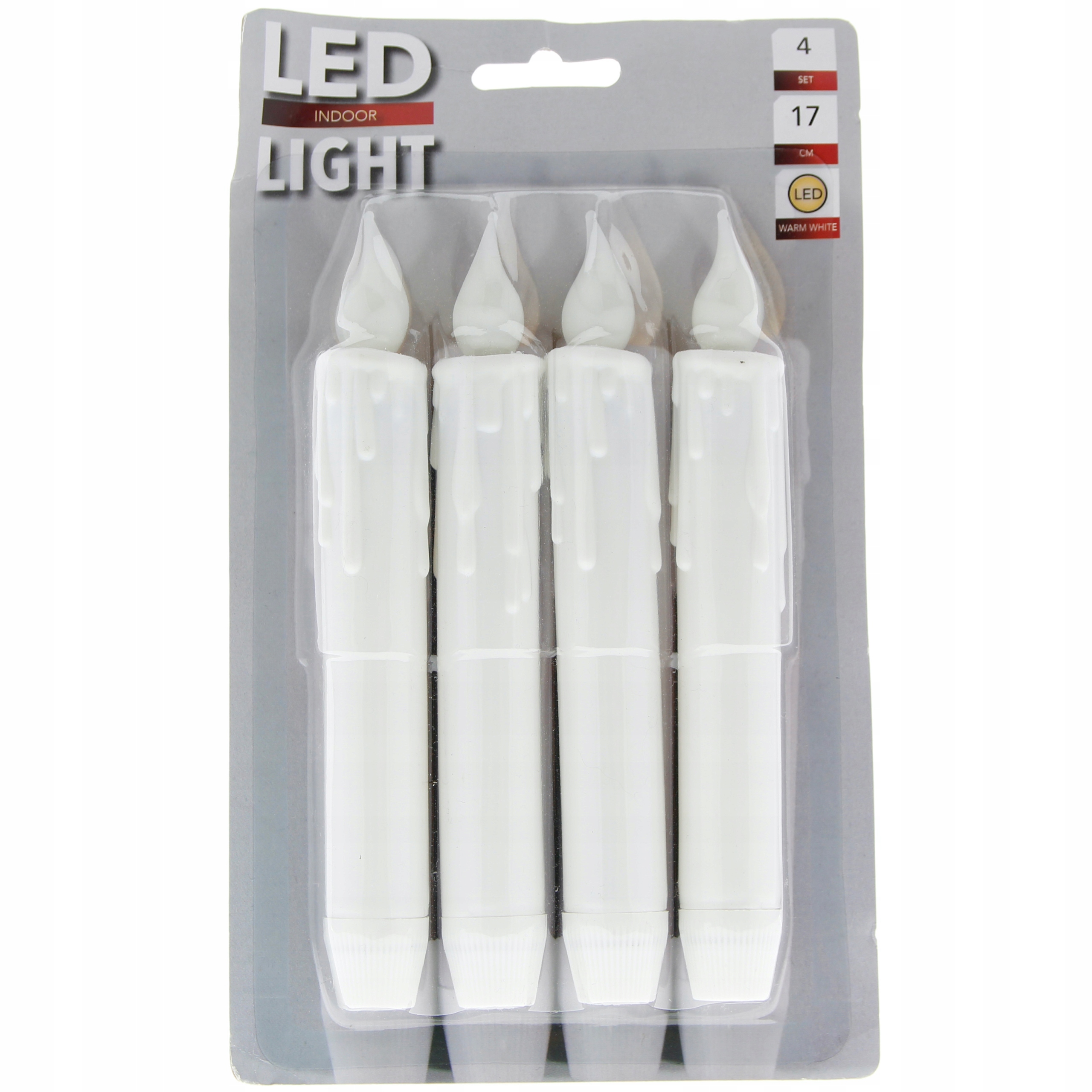 

Świeca Led Płomień 4x Świeczki Imitacja 17 cm