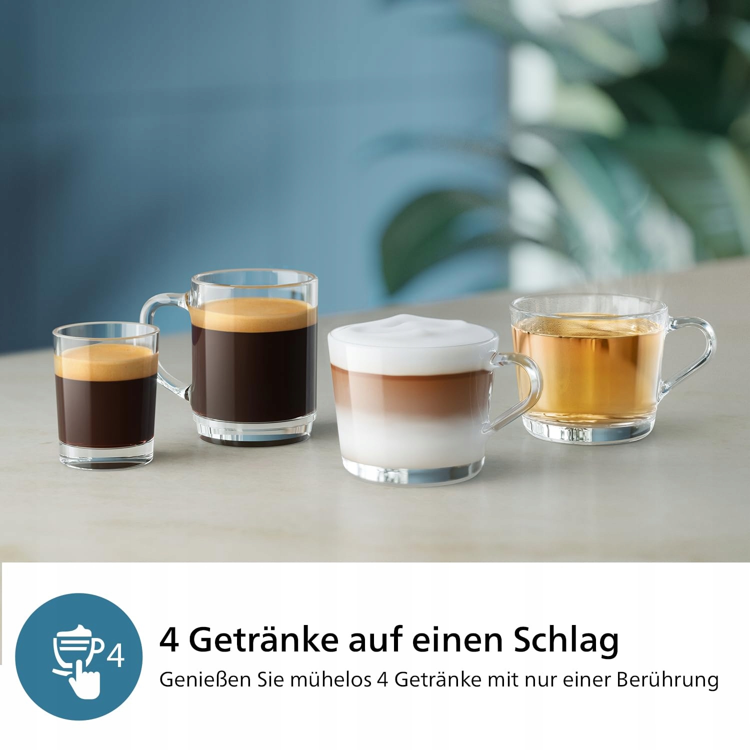 PHILIPS Ekspres Do Kawy Automatyczny LatteGo 4 Napojów Wyświetlacz Dotykowy — miniatura 3