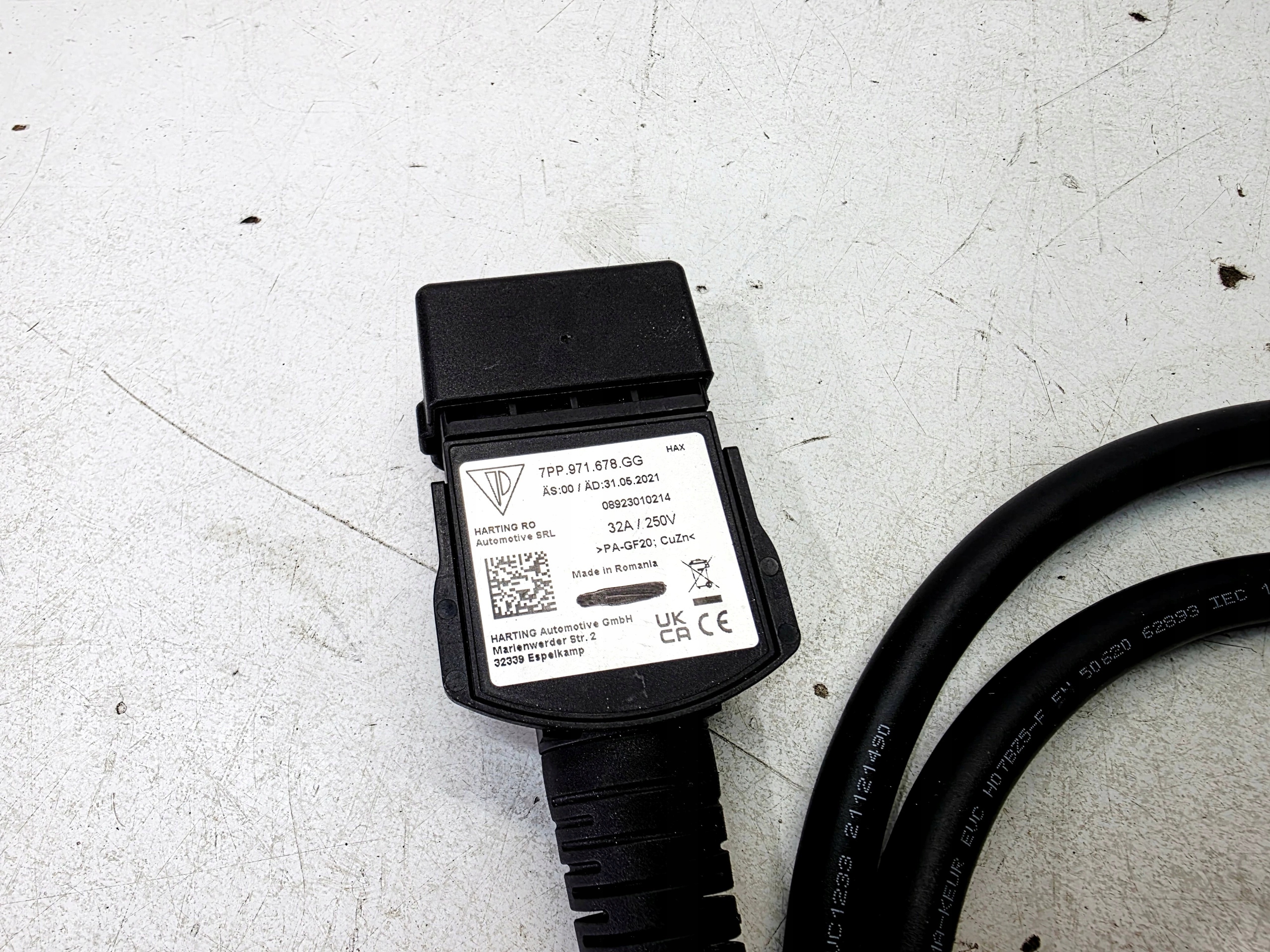 canalisation charge DO GNIAZDKA électrique AUDI Q4 E-TRON 7PP971678GG