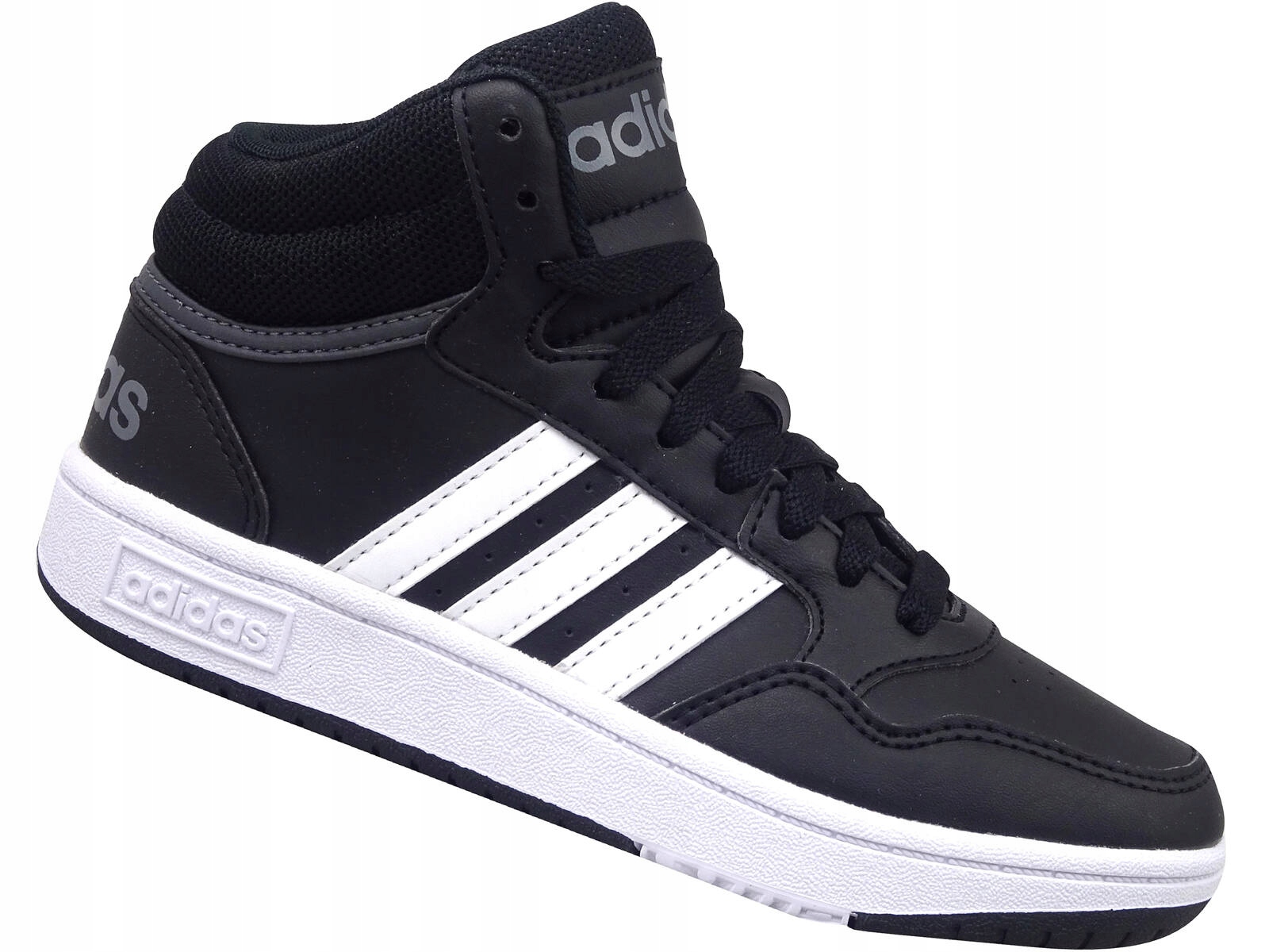 Adidas Hoops MID 3.0 K GW0402 Buty Trampki Czarne Wysokie