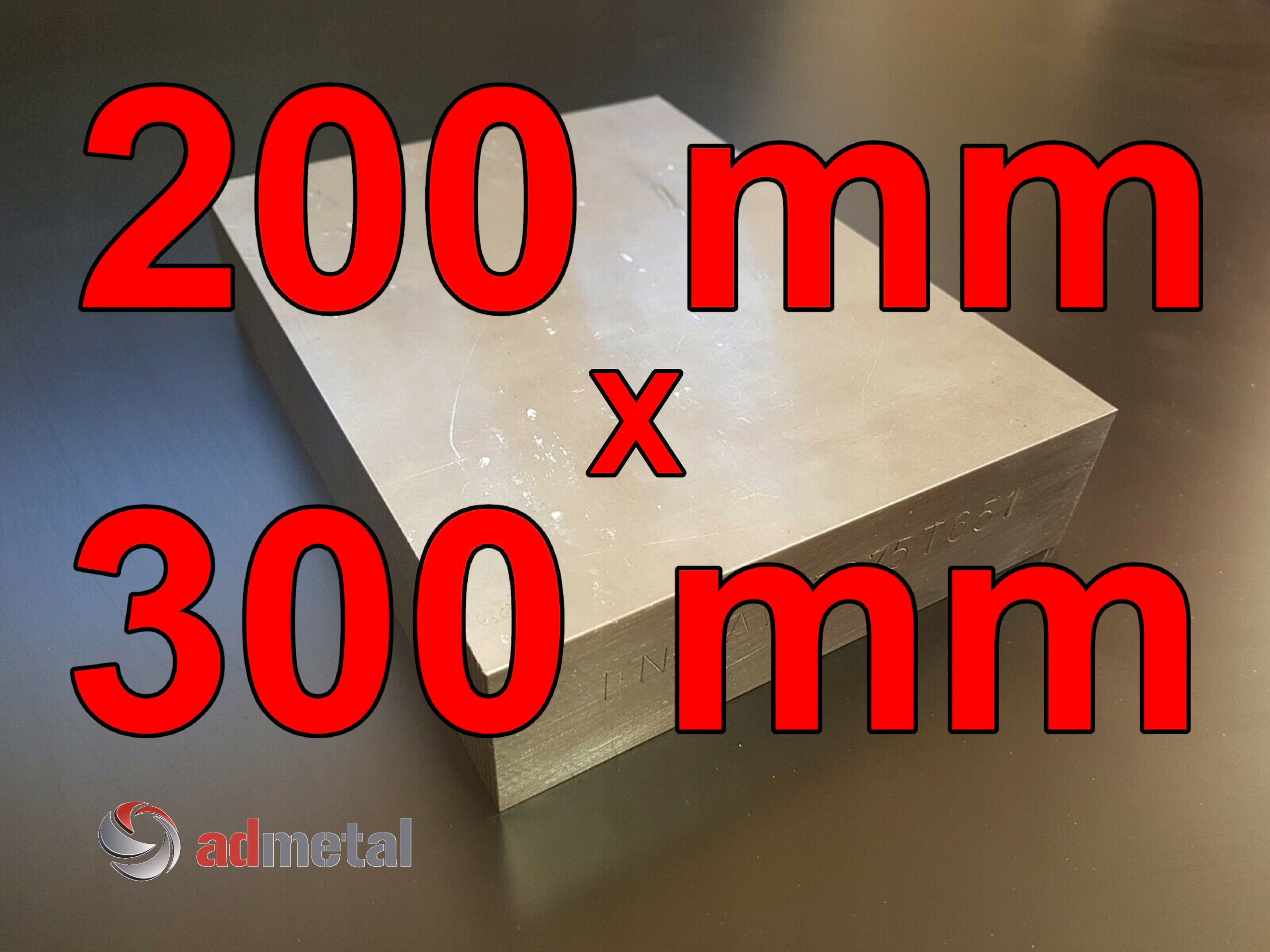 Aluminium, blacha aluminiowa 30 mm PA9 7075 T651