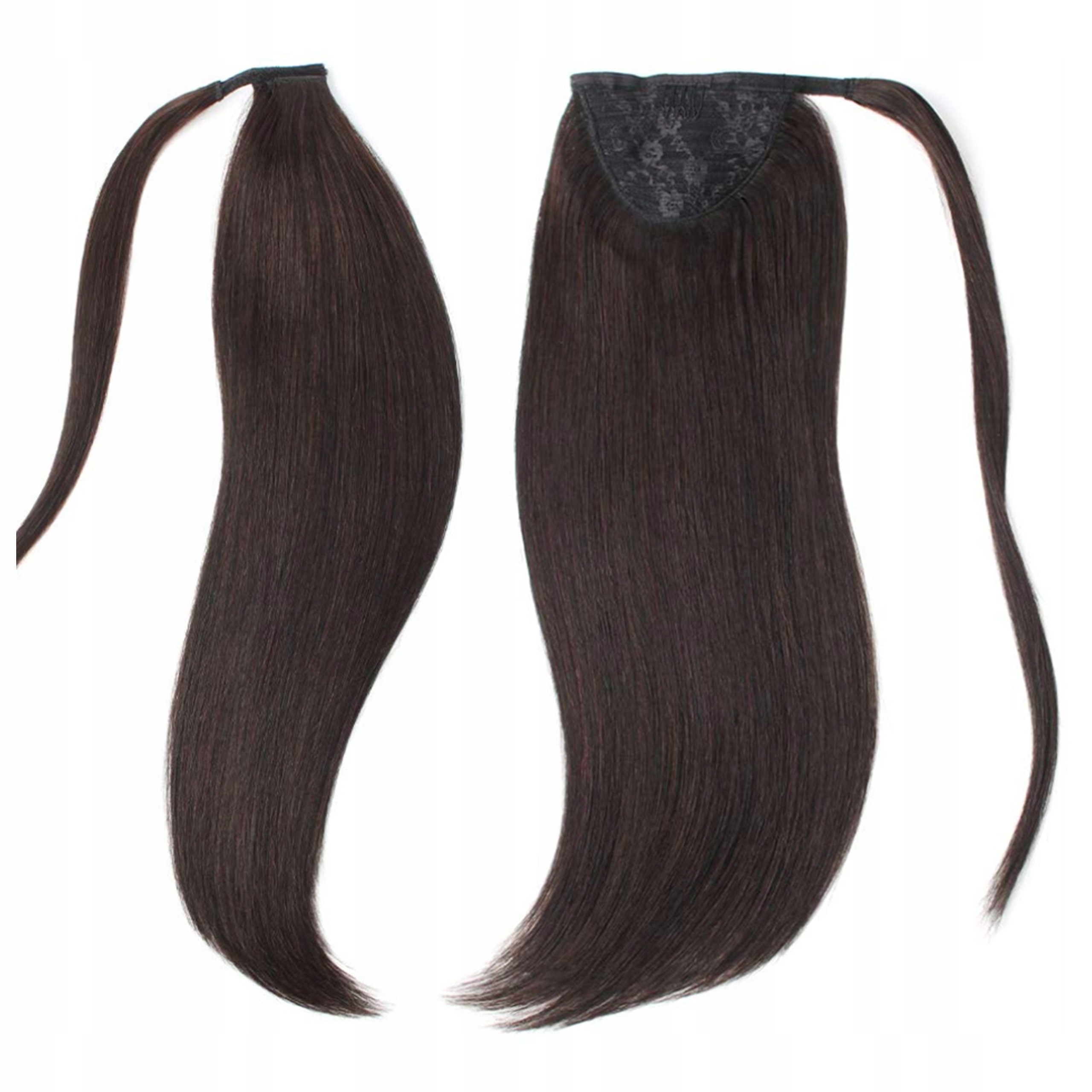 Doczepiany Kucyk 40 cm Kitka dopinka Treska doczepiane Naturalne włosy 70g