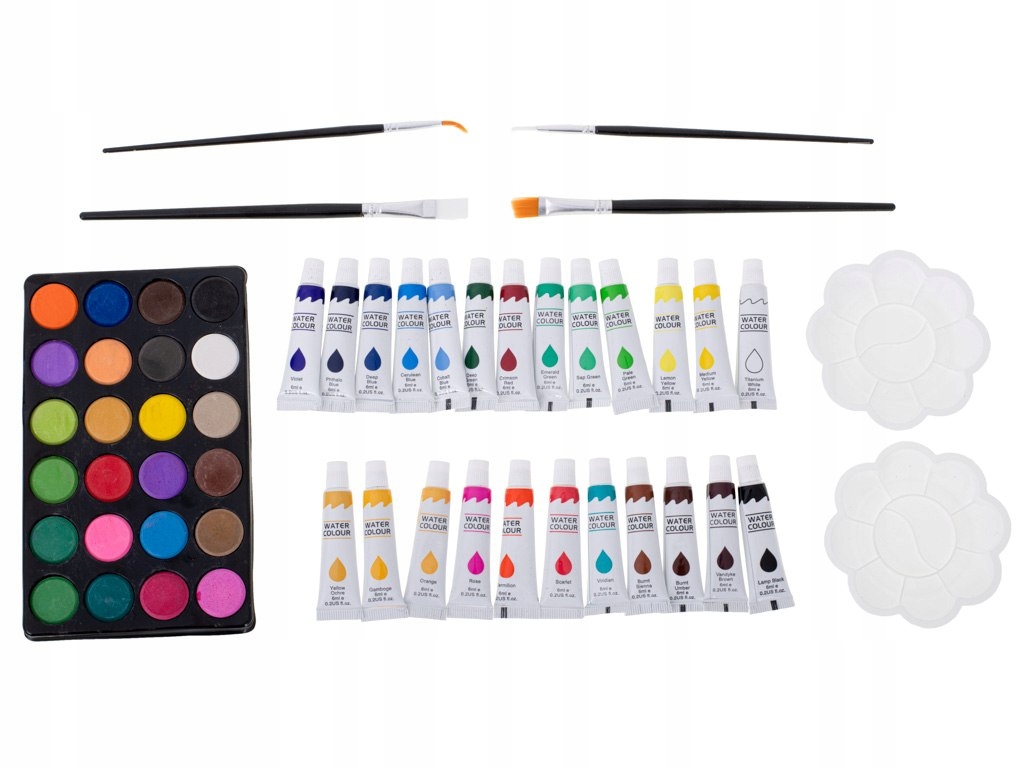 ZESTAW DO MALOWANIA PLASTYCZNY KREDKI FARBY 145EL. Marka Kontext