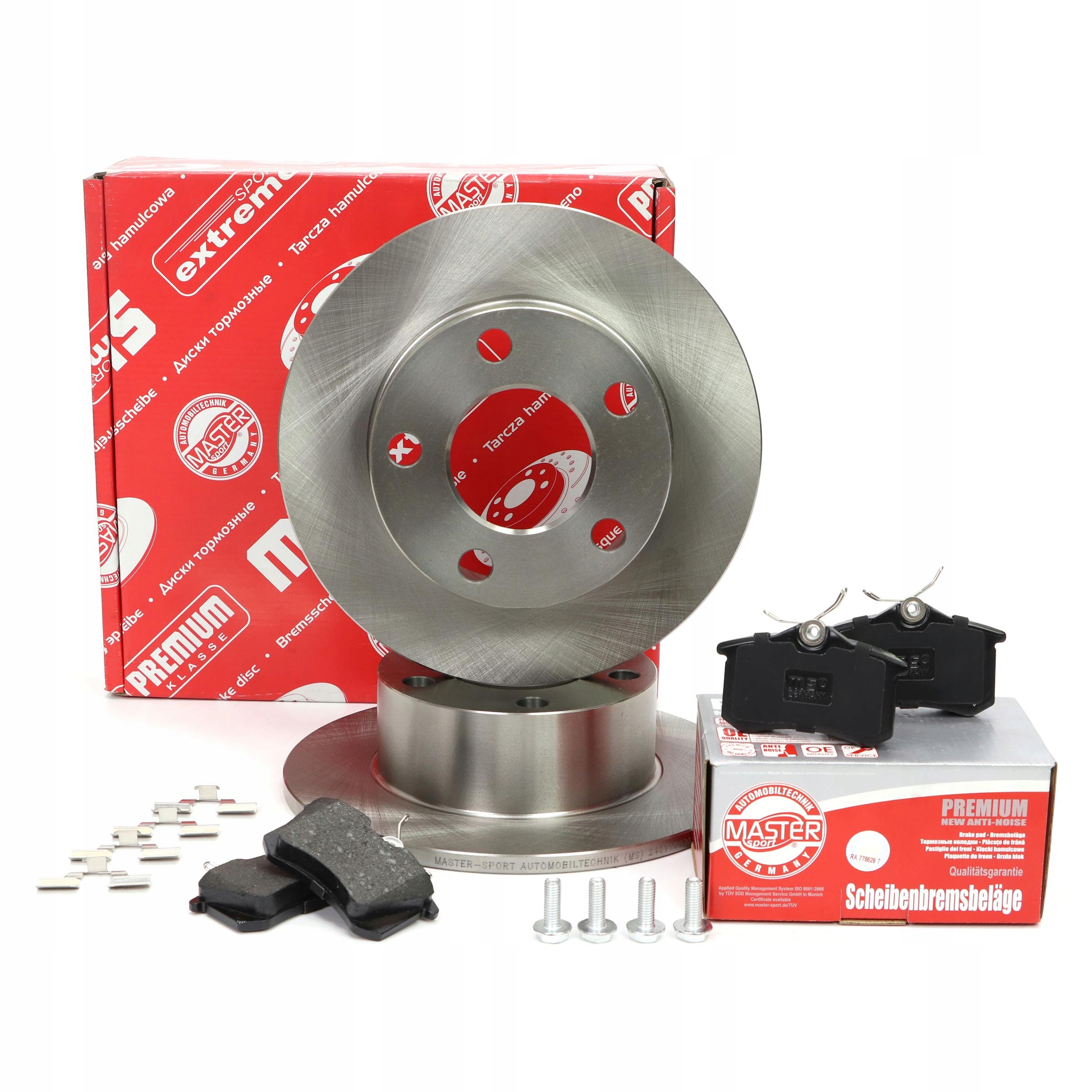 Kotouče Brzdové Destičky zadní Audi A6 C5; Škoda Superb I; Vw Passat B5/B5.5