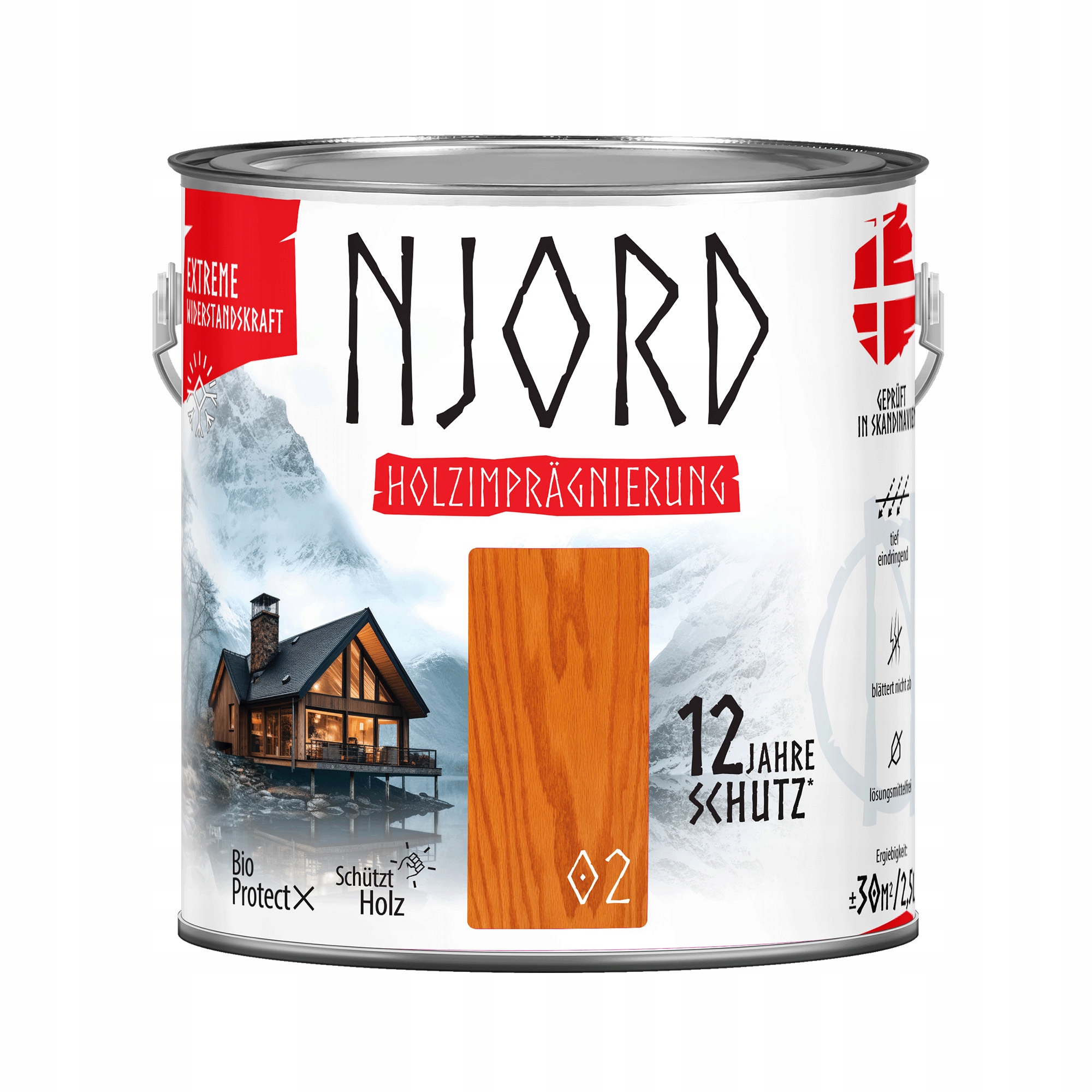 Njord Impregnát na dřevo Extreme (02) Nordische Eibe 2,5L