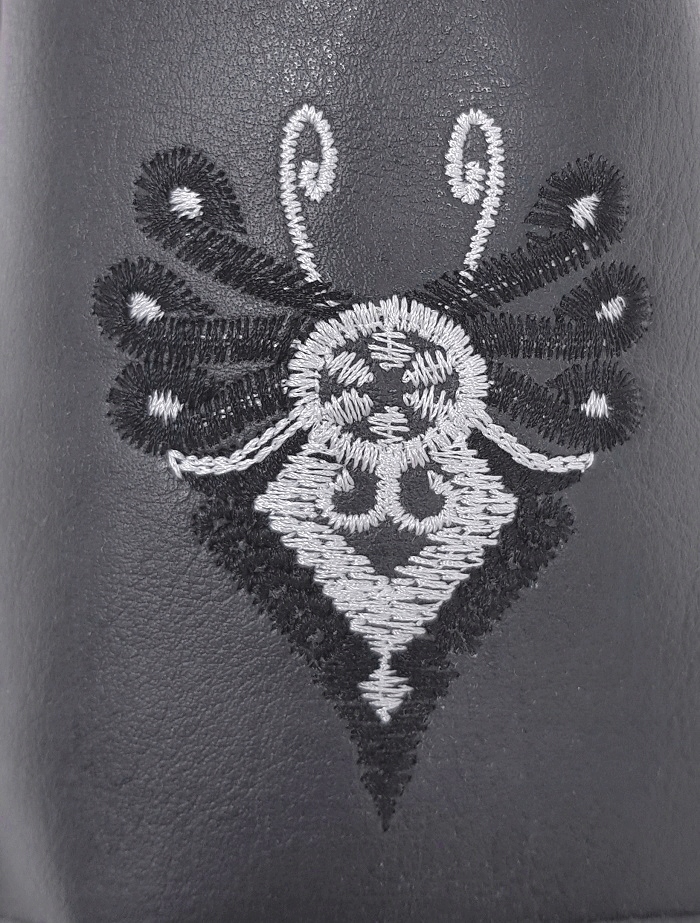 Pantofle Męskie Kapcie Skóra Haft PARZENICA 44* PL Rozmiar 44