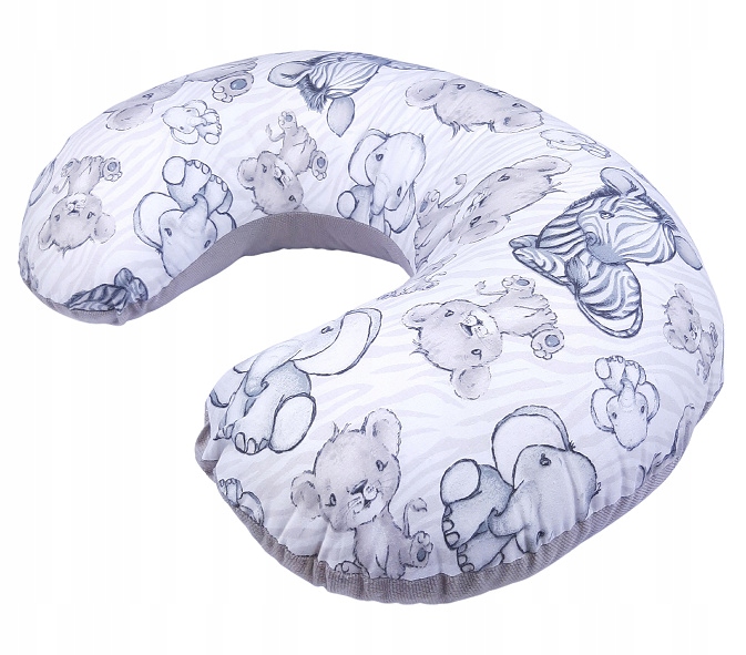 PODUSZKA ROGAL DO KARMIENIA Z POSZEWKĄ FASOLKA DUŻA CAPPUCINO