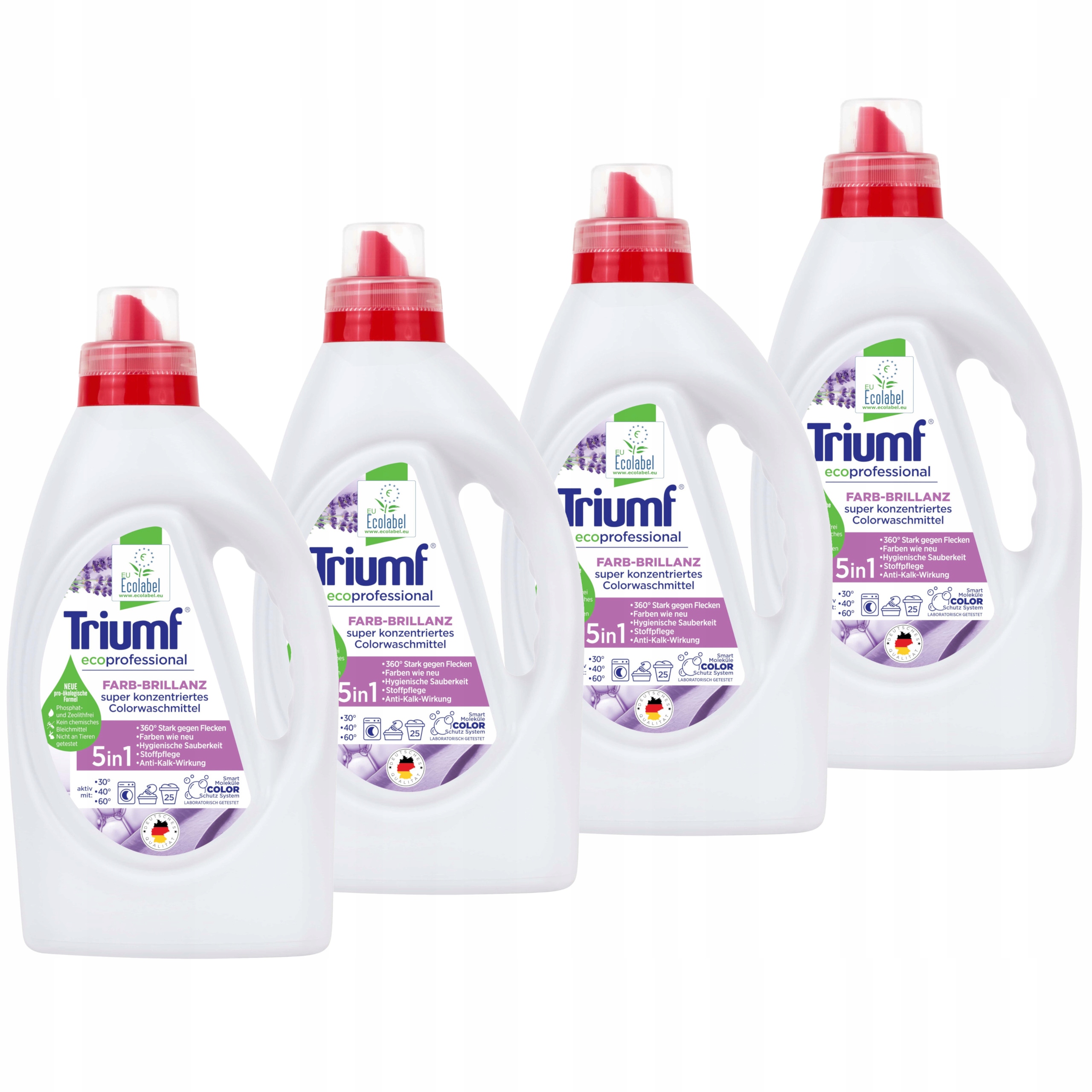 Levně 4x Tekutý prací prostředek Triumf Color koncentrát 25 praní 1 l