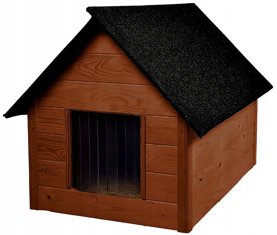 Levně Buda Pro Psa Kočku Dvoupatrová Zateplená Woodok L Pelíšek Velký Palisader