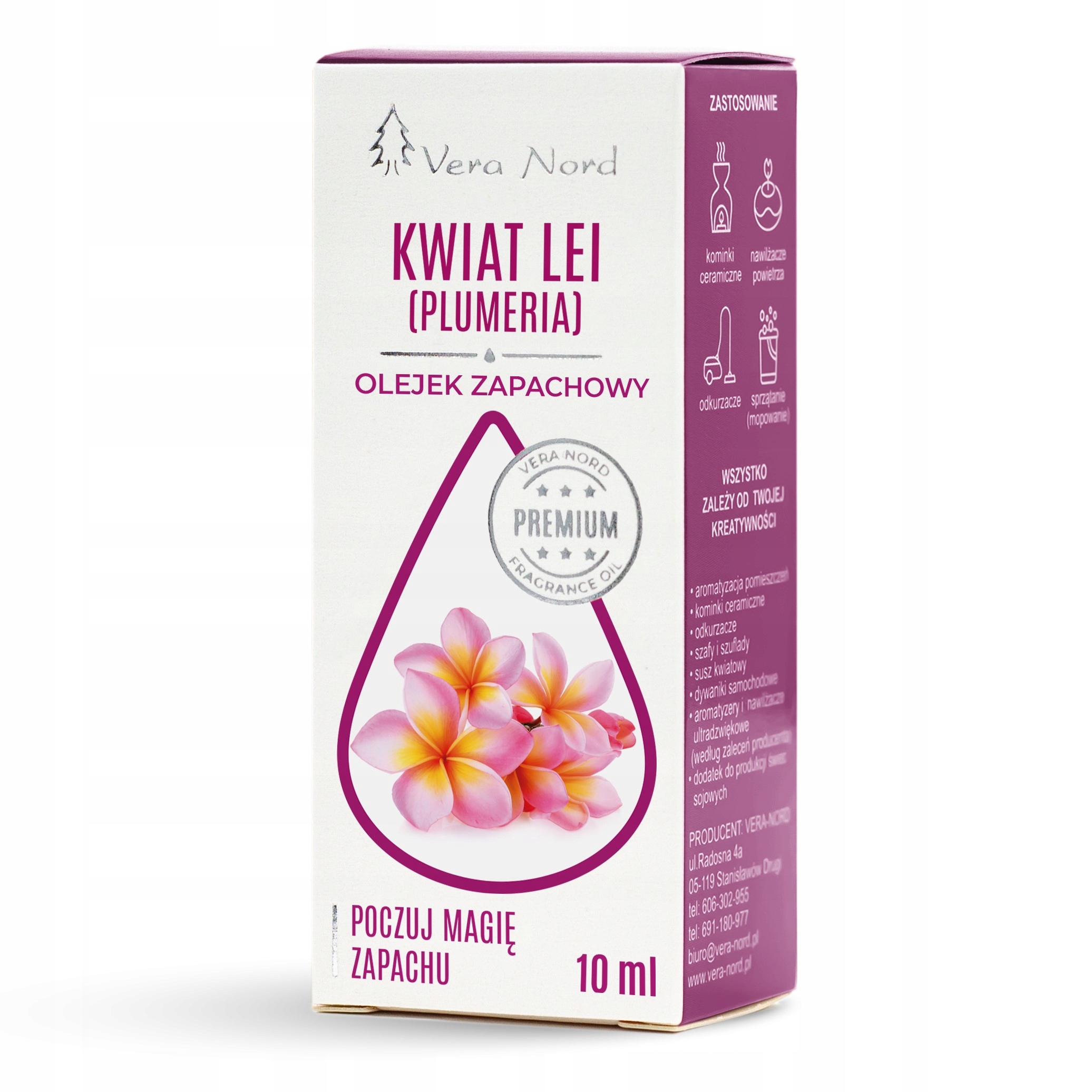 Olejek Zapachowy KWIAT LEI Vera-Nord 10 ml