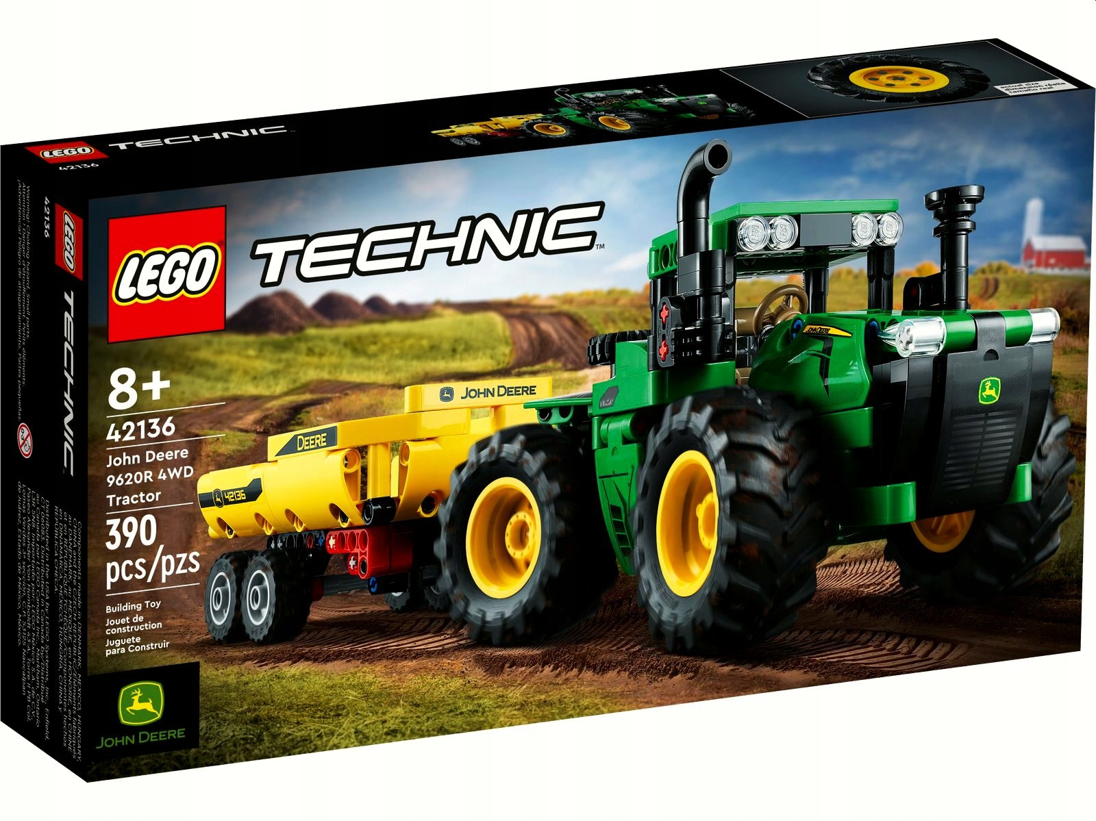 

Lego Technic 42136 Traktor John Deere 9620R 4WD 8+
