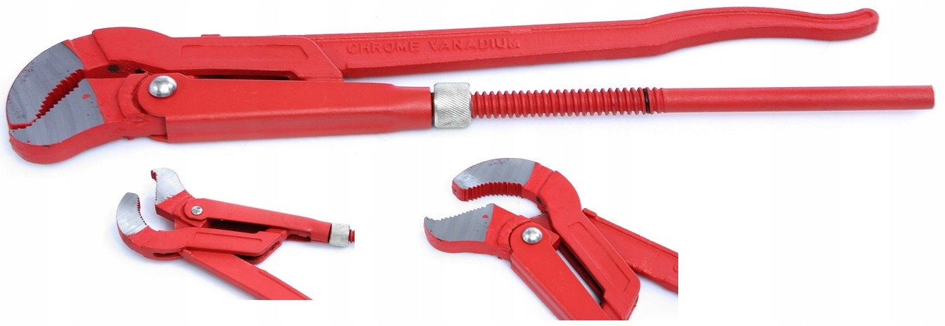 KLUCZ DO RUR HYDRAULICZNY NASTAWNY SZWEDZK ŻABKA 1