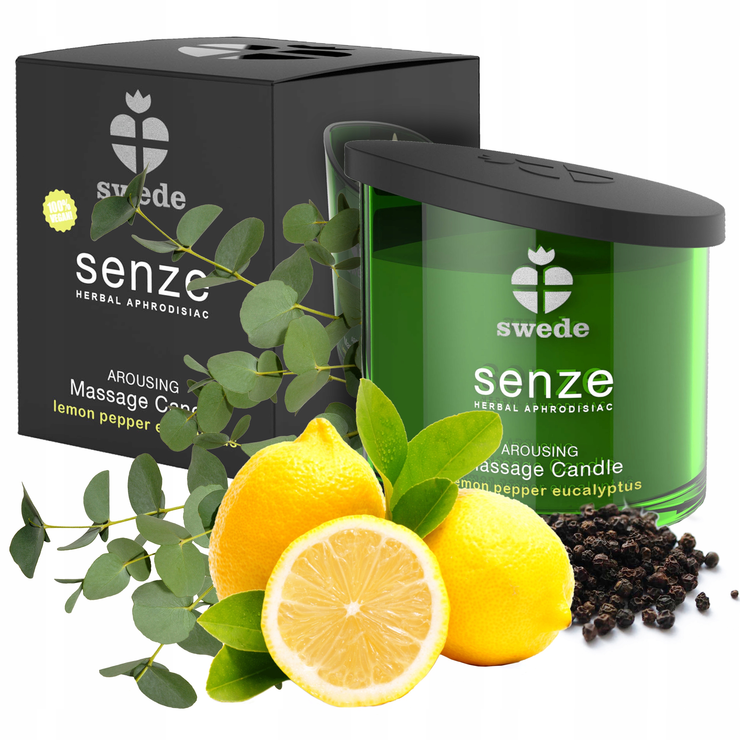 ŚWIECA ZAPACHOWA SOJOWA NATURALNA OLEJEK DO MASAŻU