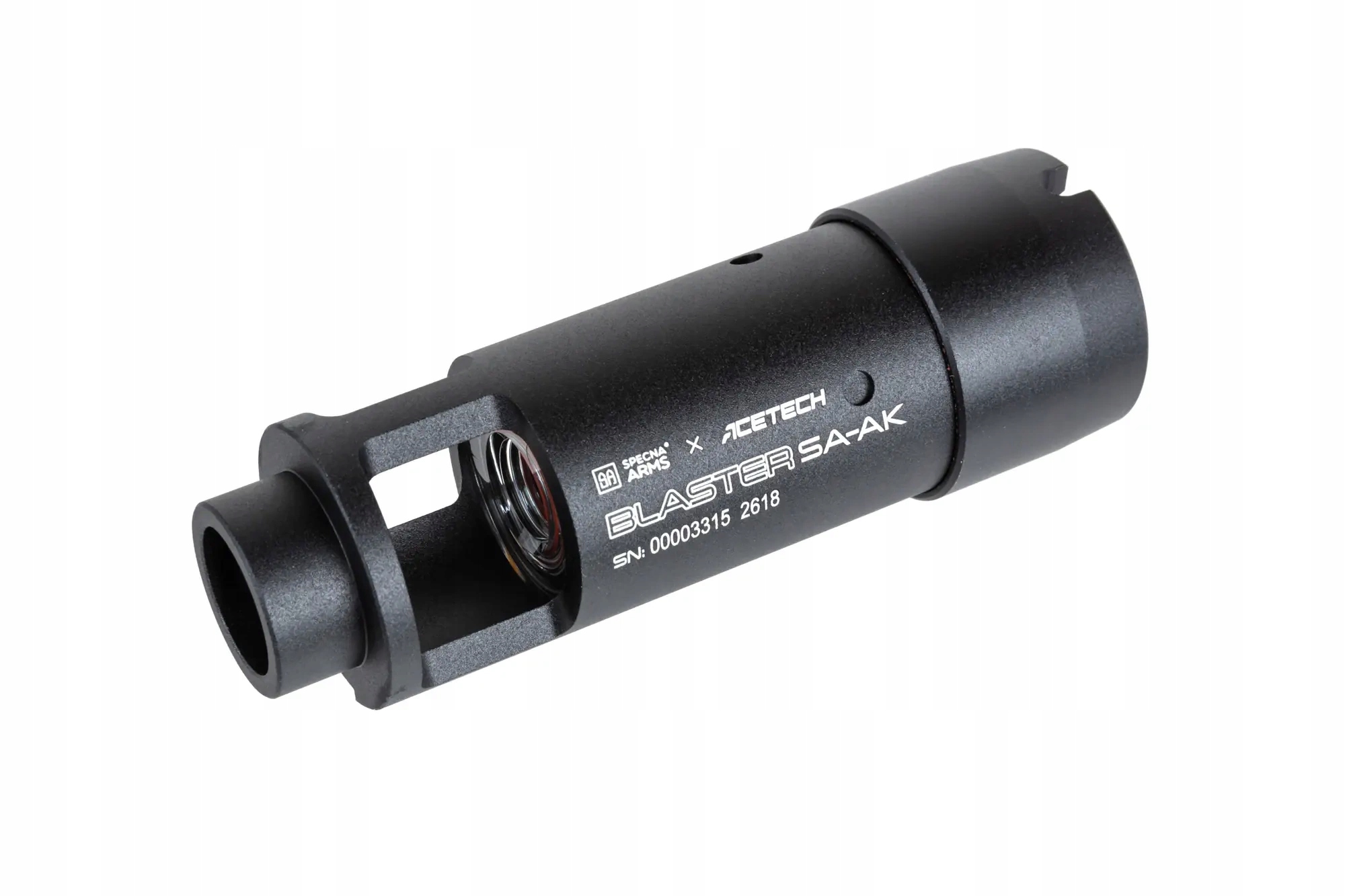 Tlumič Tracer Specna Arms x AceTech Blaster Sa-ak v1 Černý