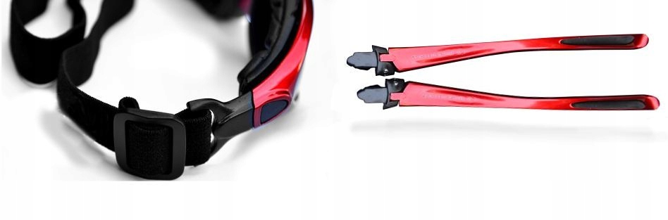 ZESTAW TREK PASEK OKULARY ETUI PRZECIWSŁONECZNE I2 Model I2