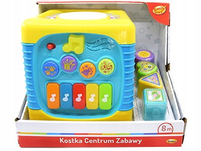 

Kostka edukacyjna centrum zabawy sorter melodie
