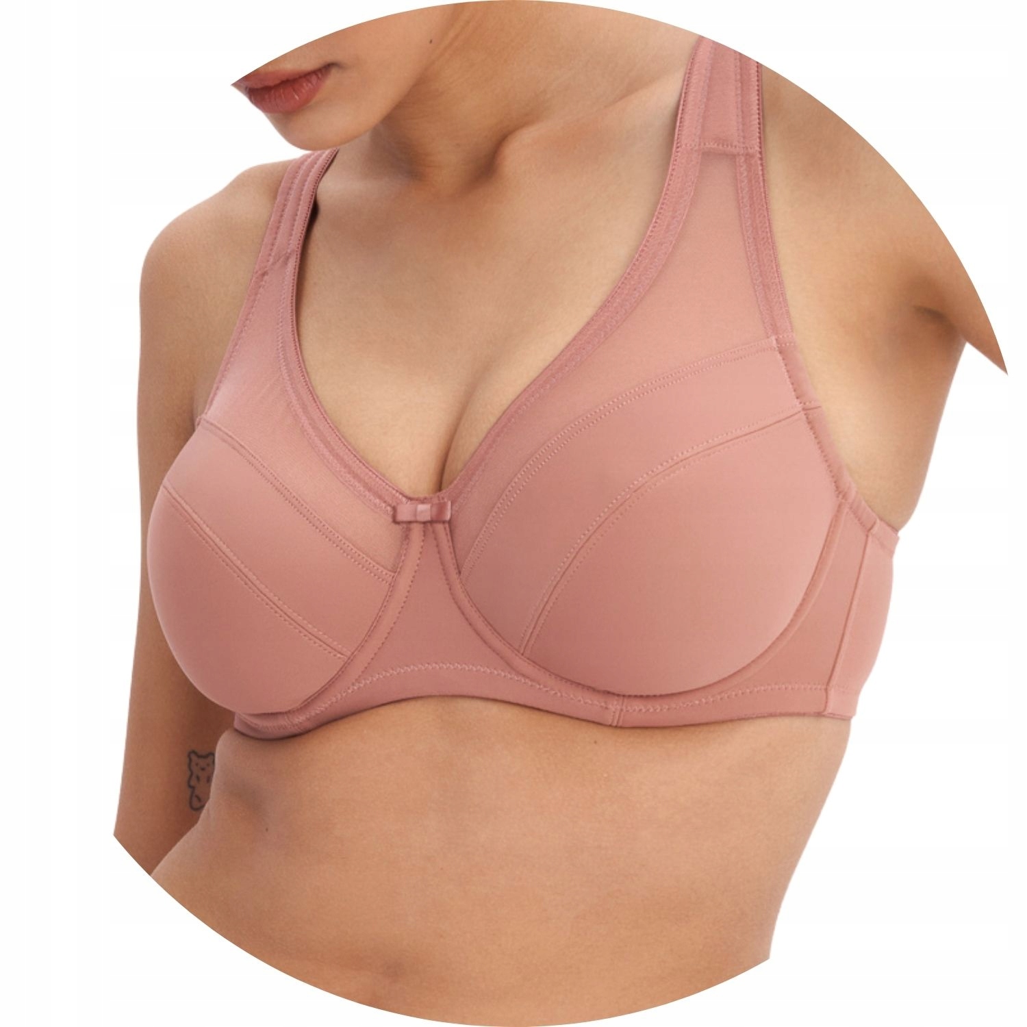 Měkká podprsenka Alles Havana 02 M mocha mousse 70H