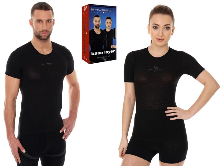 

Brubeck Potówka Ultra cienka koszulka Grafit-L