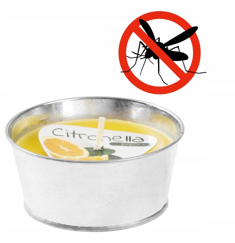 

Świeczka Antykomarowa Citronella