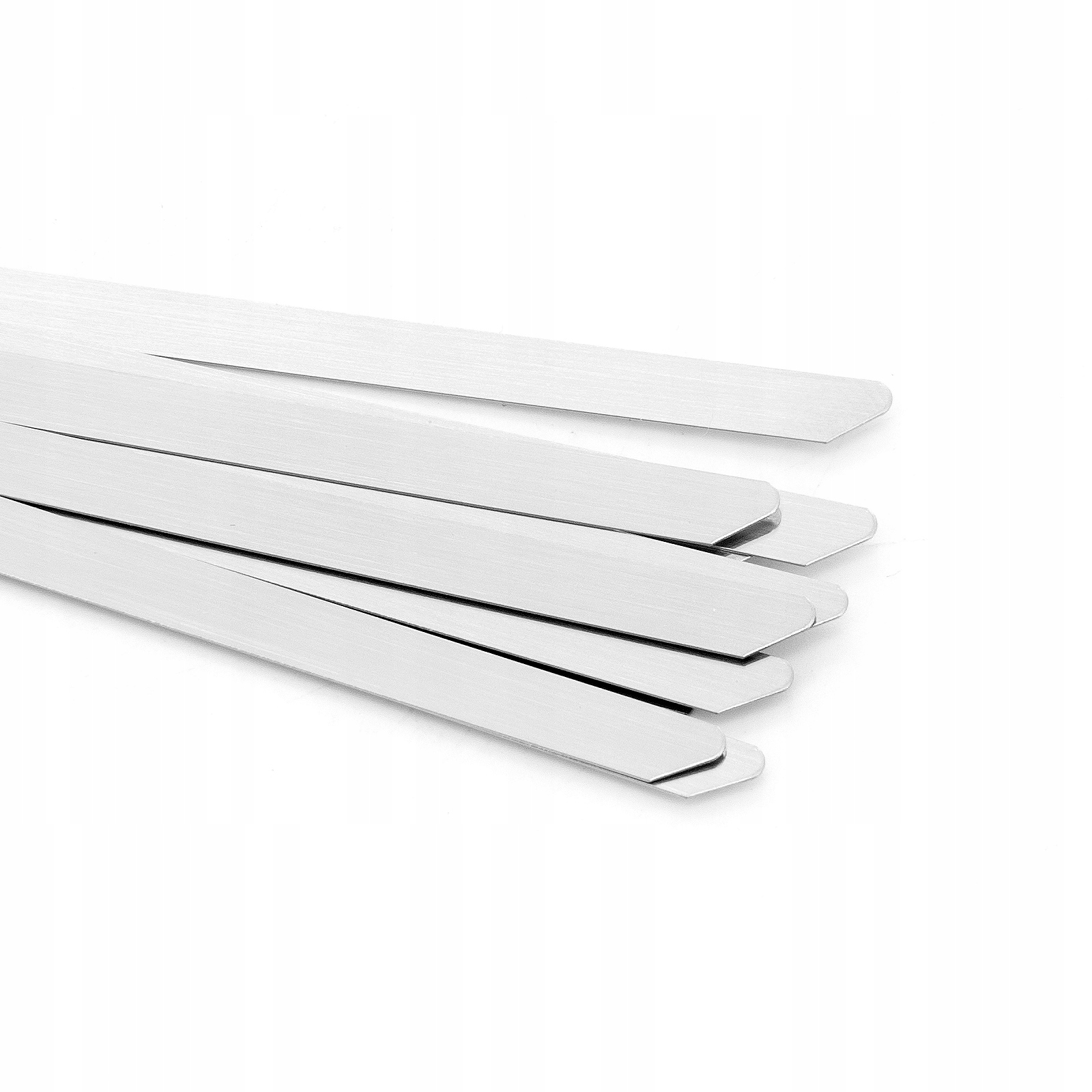 OPASKA STALOWA ZACISKOWA BALL LOCK 4,6x500 10szt. Materiał stal nierdzewna