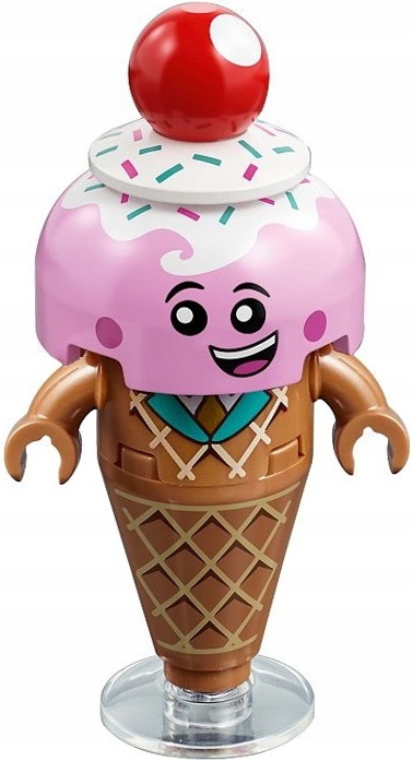 Lego City Figurka Lód Rożek Reklama Lody Wafel Wafelek TLM127 70822