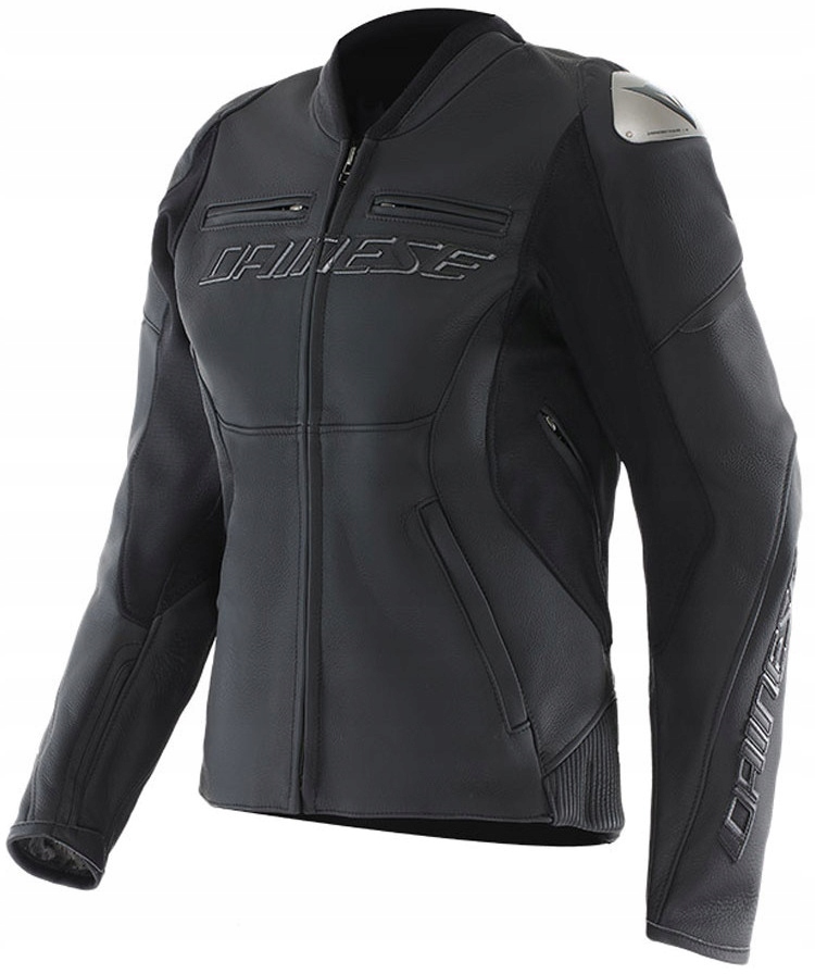 Dainese Racing 5 Lady Čierna Dámska Kožená Motocyklová Bunda Čierna