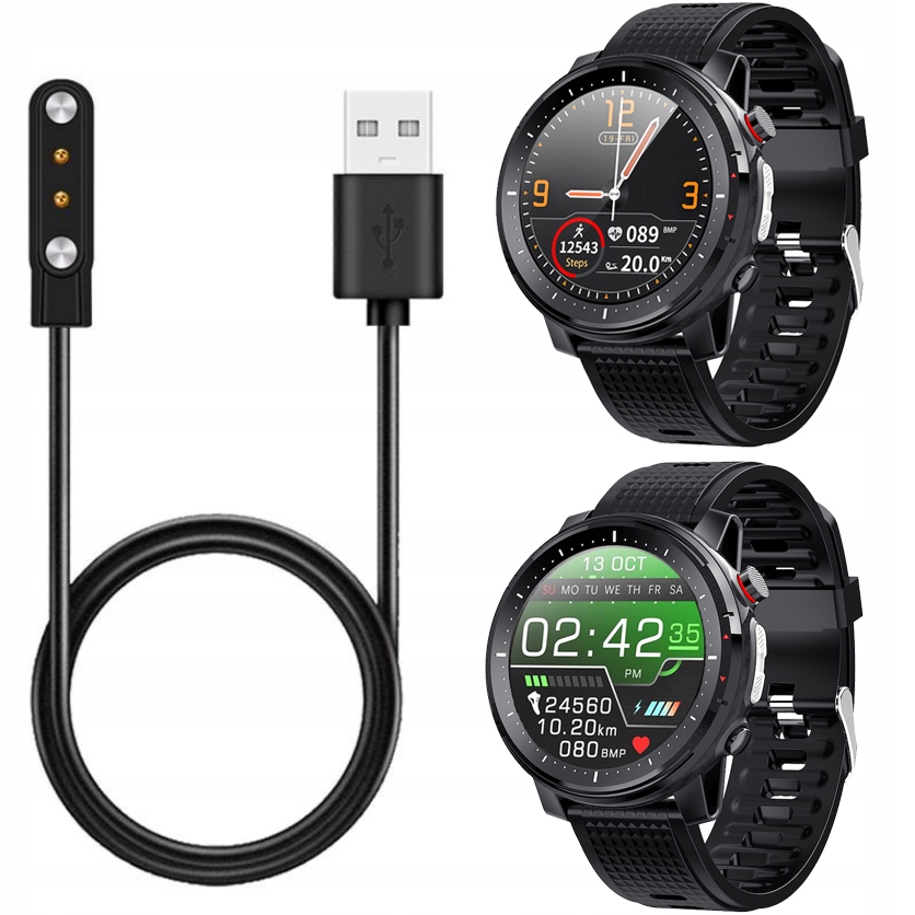 

Ładowarka Kabel Do Smartwatch L15 Zapasowa