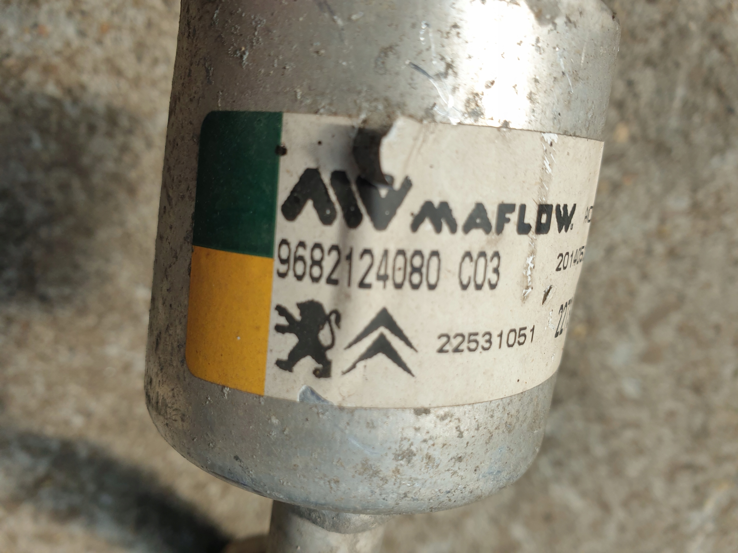 prijenos KLIMY PEUGEOT 208 2014- 9682124080