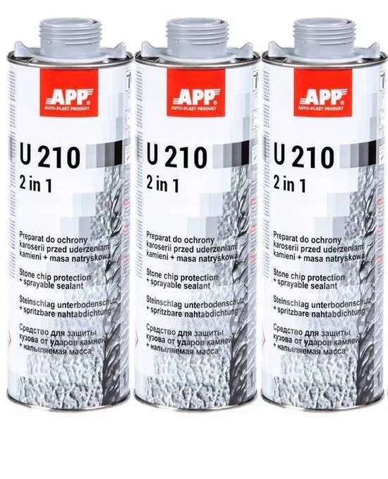 3xBARANEK U210+F400+PISTOLET NTOOLS-KONSERWACJA Pojemność opakowania 1000 ml