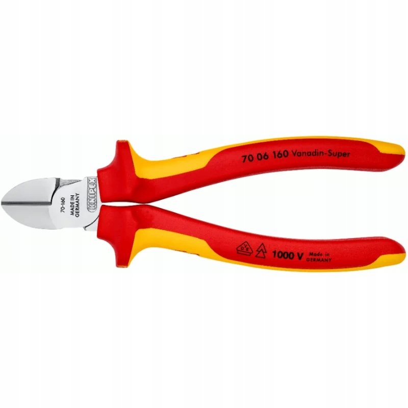 Szczypce tnące boczne Knipex 70 06 160 160 mm 62 Hrc 1000V
